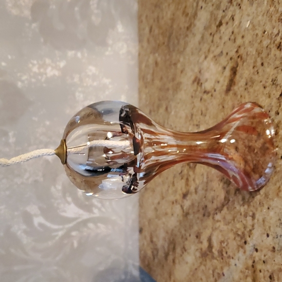 2/20$/ Hand blown glass oil lamp - Picture 5 of 13